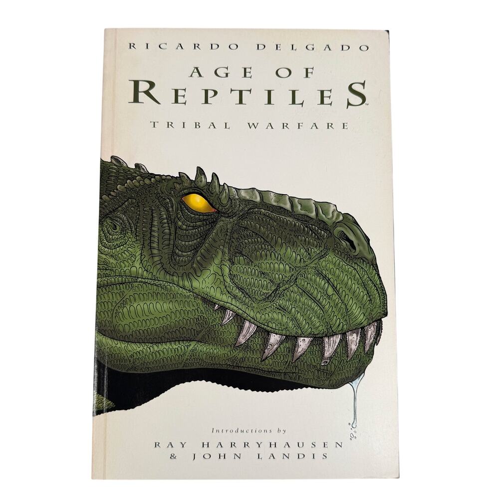Age of Reptiles Tribal Warfare by Ricardo Delgado Graphic Novel First Edition